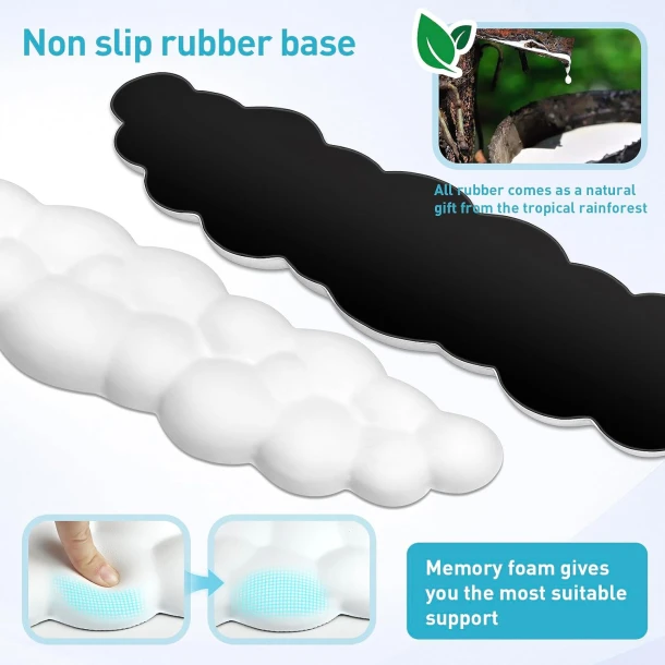 Cloud Wrist Rest For Keyboard & Mouse