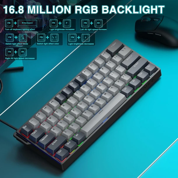 Aula Keyboard WIN 60 HE PR