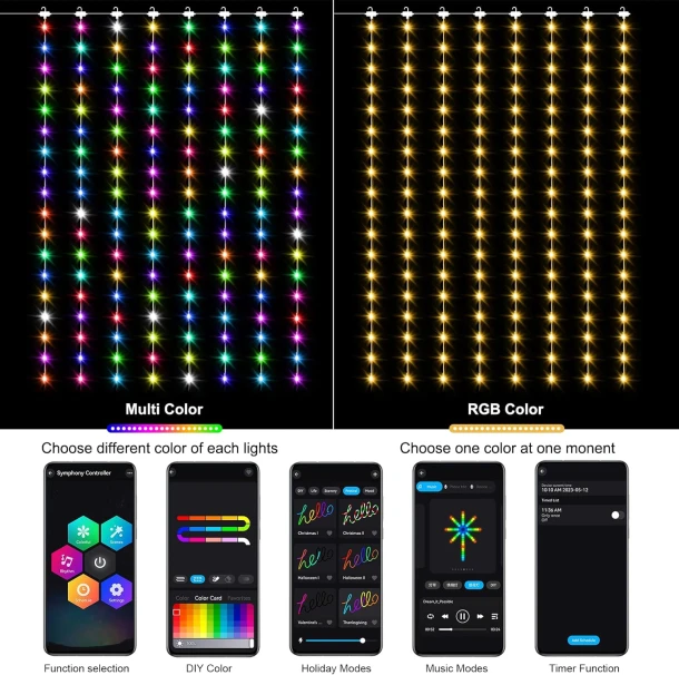 Smart Led Curtain Light