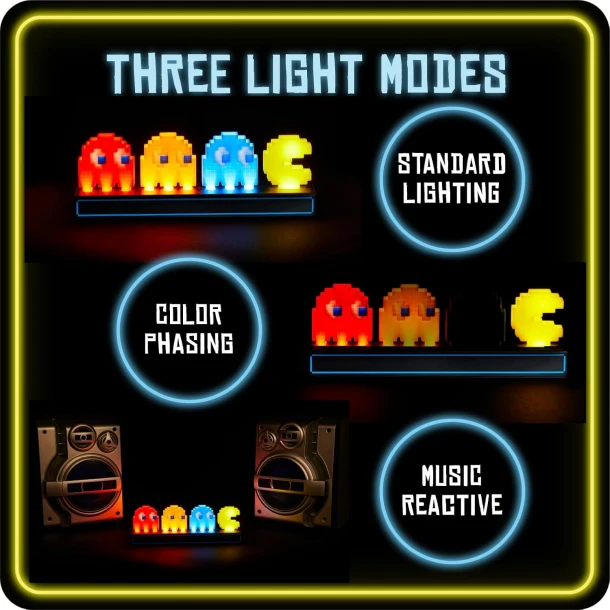 Pac Man and Ghosts Light