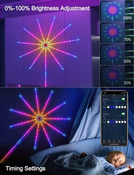 Firework LED Lights