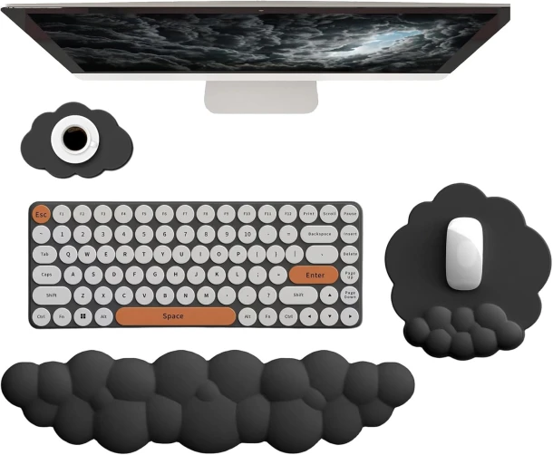 Cloud Wrist Rest For Keyboard Mouse