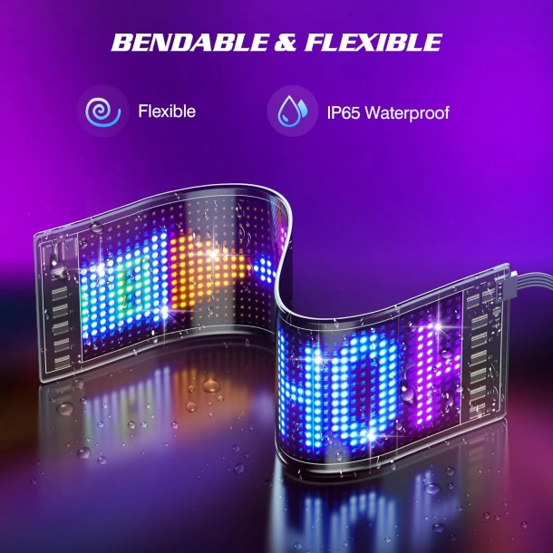 Programmable LED Car Sign