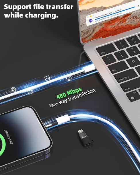 Type C to Lightning Iphone Adapter
