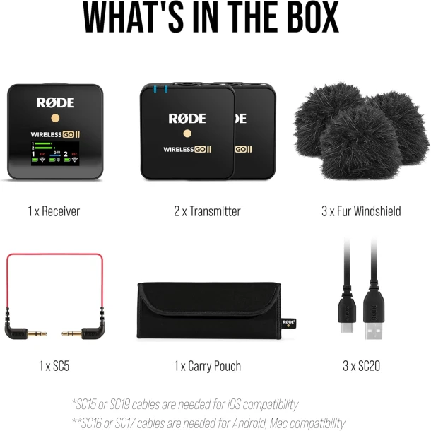 Rode Wireless Microphone GO II DUAL