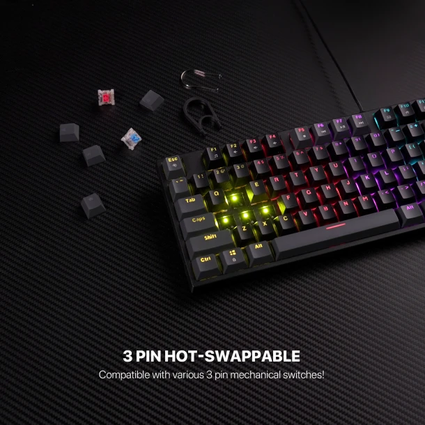 Fantech keyboard MK876 V2 ATOM