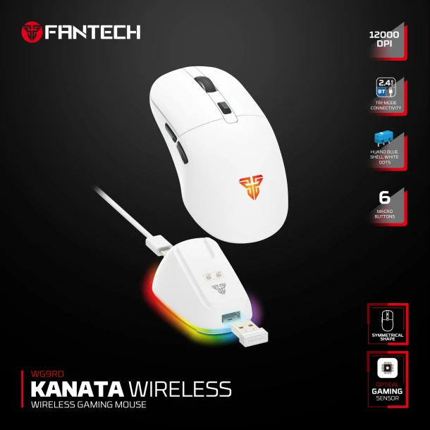Fantech Mouse WG9RD Kanata Wireless