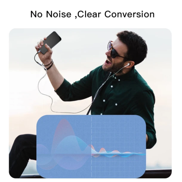 Yesido Audio Adapter C2AUX YAU38