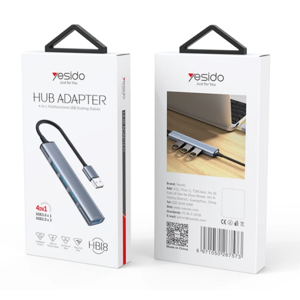 Yesido Adapter Hub 4in1 HB18
