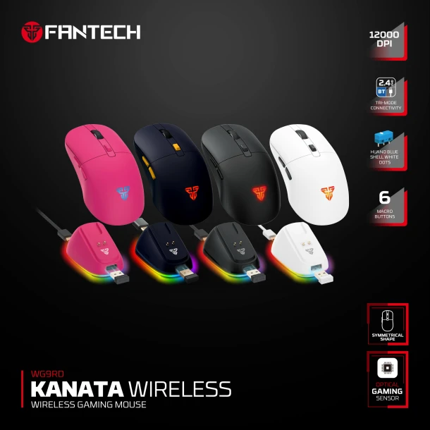 Fantech Mouse WG9RD Kanata Wireless