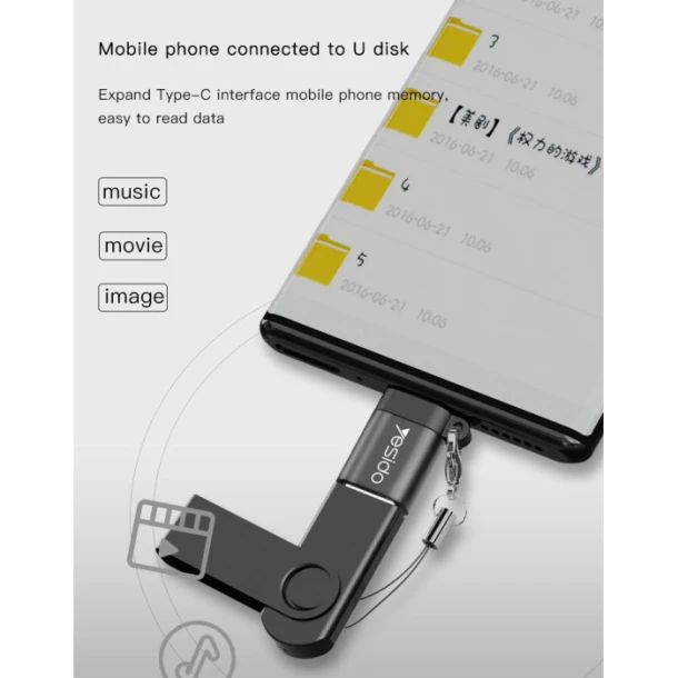 Yesido Adapter USB2C GS06