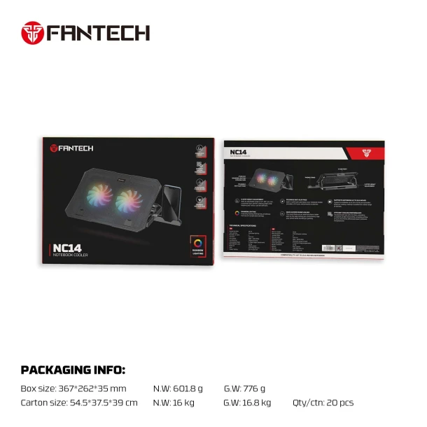 Fantech NoteBook Cooler NC14