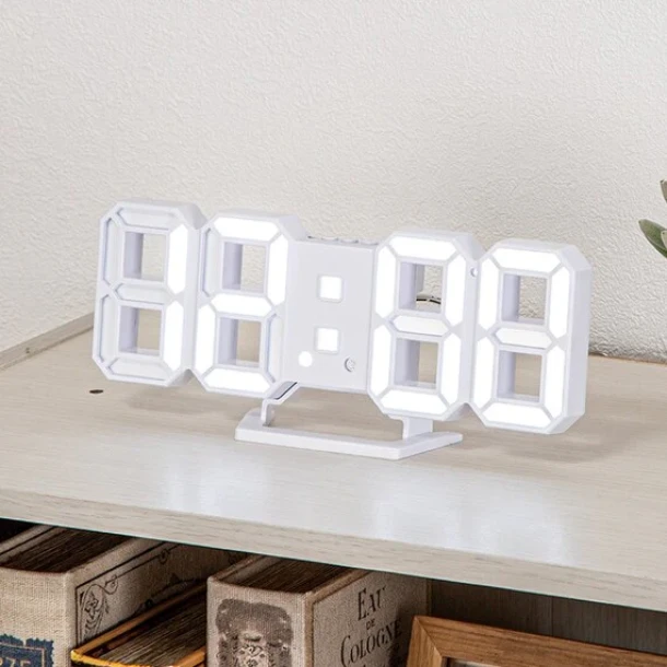3D Led Table Clock