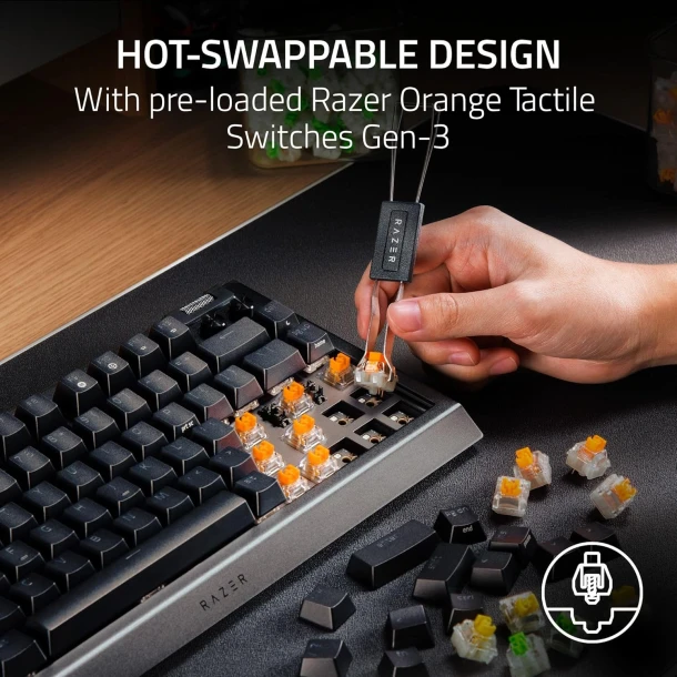Razer Keyboard BLACKWIDOW V4 75%