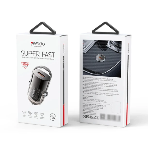 Yesido Car Charger Y67