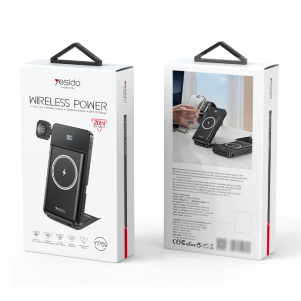 Yesido Power Bank Wireless YP69