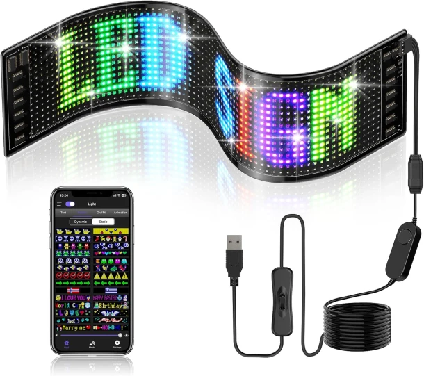 Programmable LED Car Sign