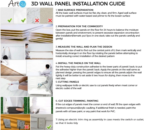 3D Wall Panel