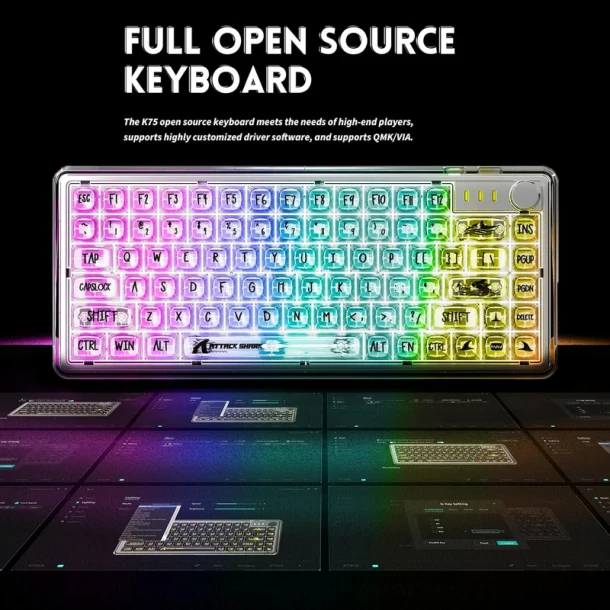 ATTACK SHARK Keyboard K75