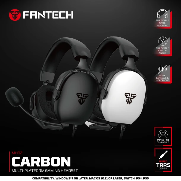 Fantech Headphone MH92 CARBON