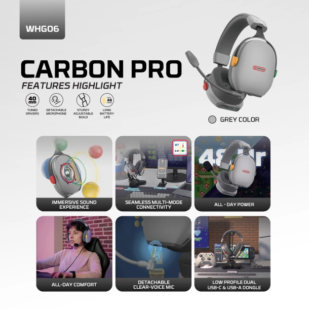 Fantech Headphone WHG06 CARBON PRO