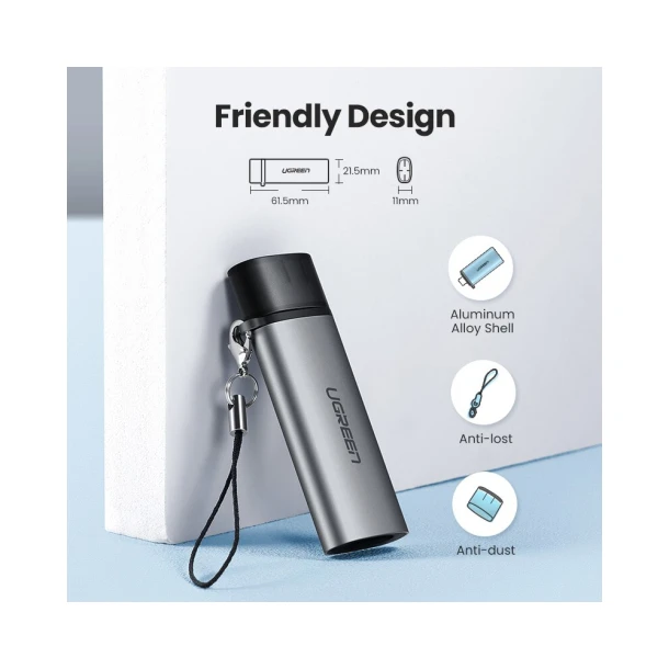 UGREEN Adapter USB-C TF + SD Card Reader