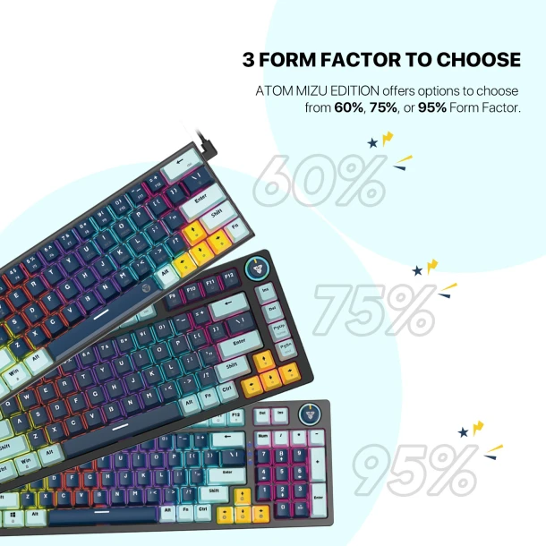 Fantech keyboard MK890 V2 ATOM96 MIZU