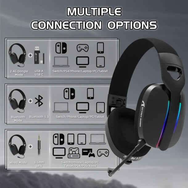 ATTACK SHARK Headphone L90