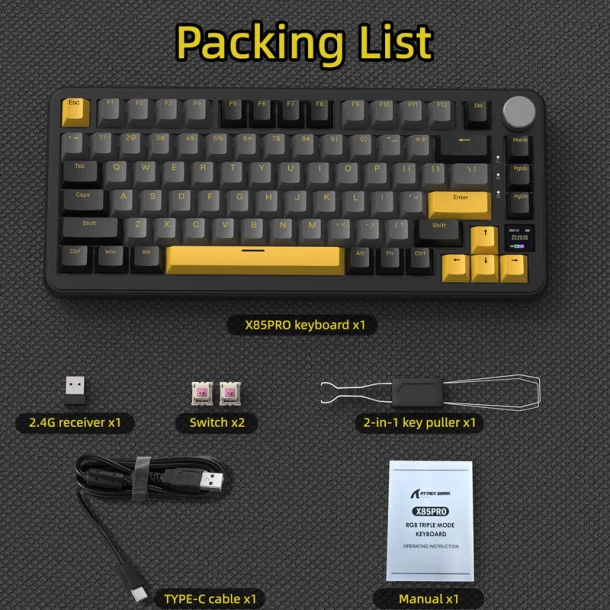 ATTACK SHARK Keyboard X85 PRO