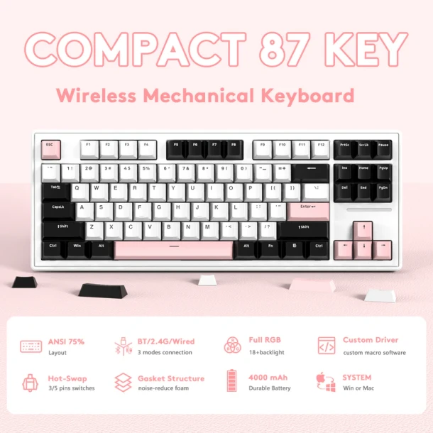 ATTACK SHARK Keyboard M87