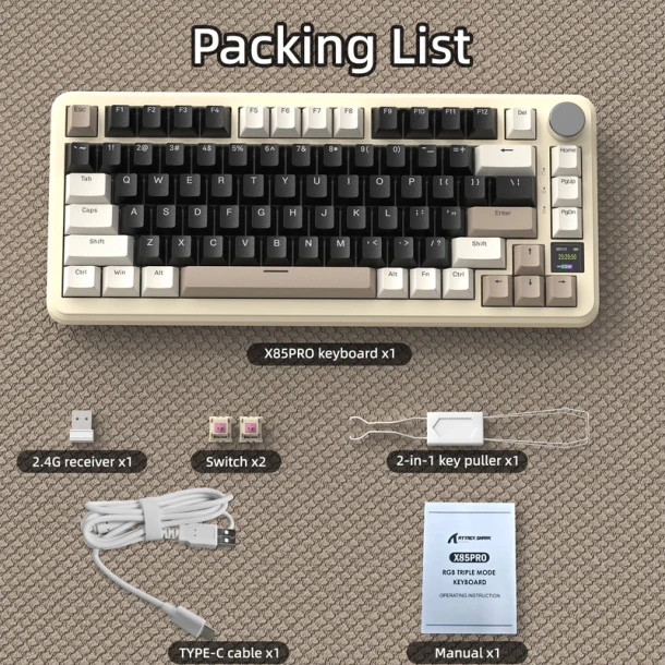 ATTACK SHARK Keyboard X85 PRO
