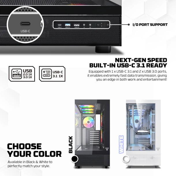 Fantech Case CG86 LUMINA L