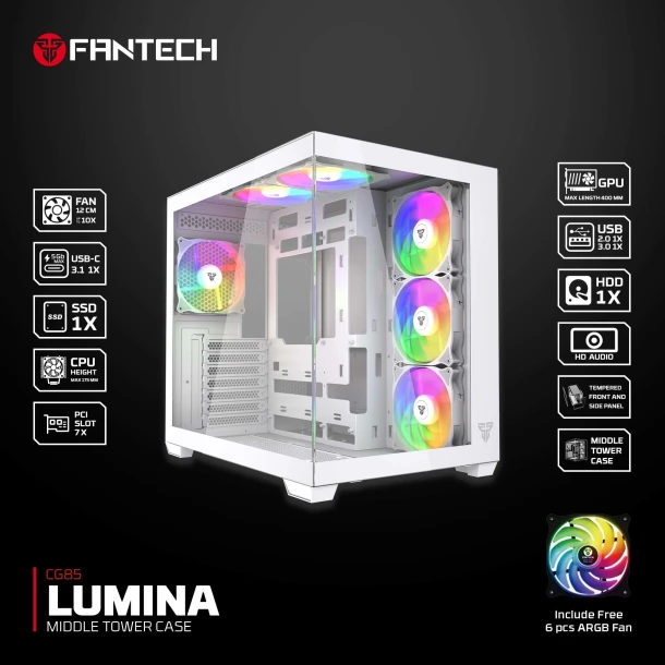 Fantech Case CG85 LUMINA