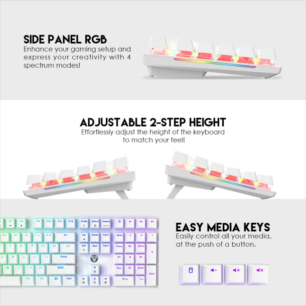 Fantech keyboard MK855 MAXFIT108