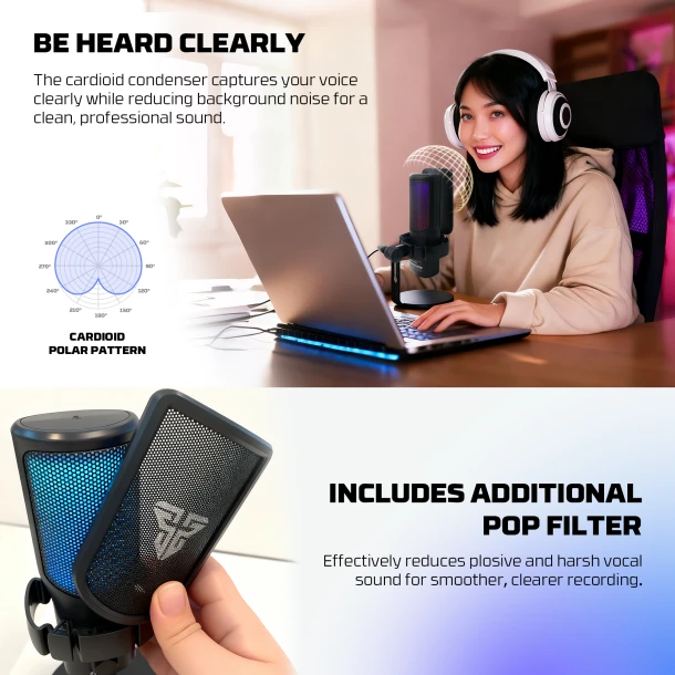 Fantech Microphone WMCX01 LEVIOSA WAVE