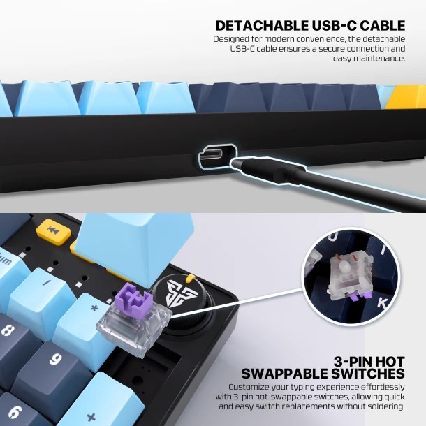 Fantech keyboard MK893S ATOM107S MIZU