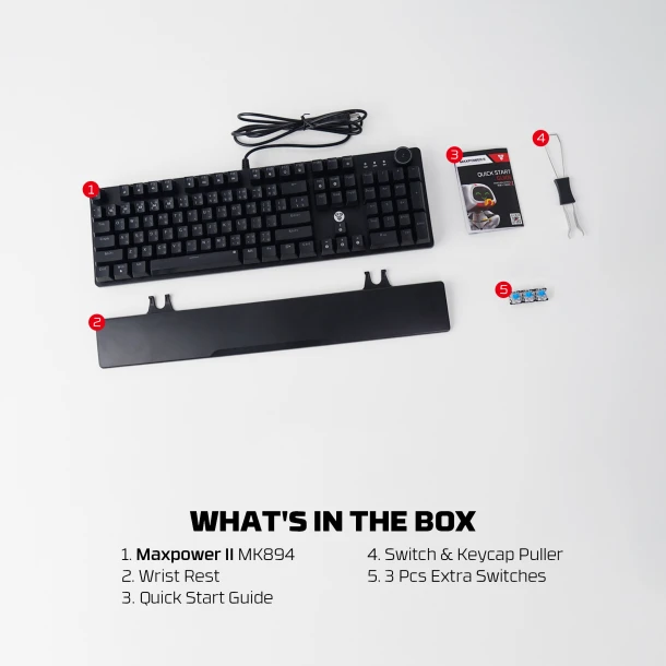 Fantech keyboard MK894 MAXPOWER II