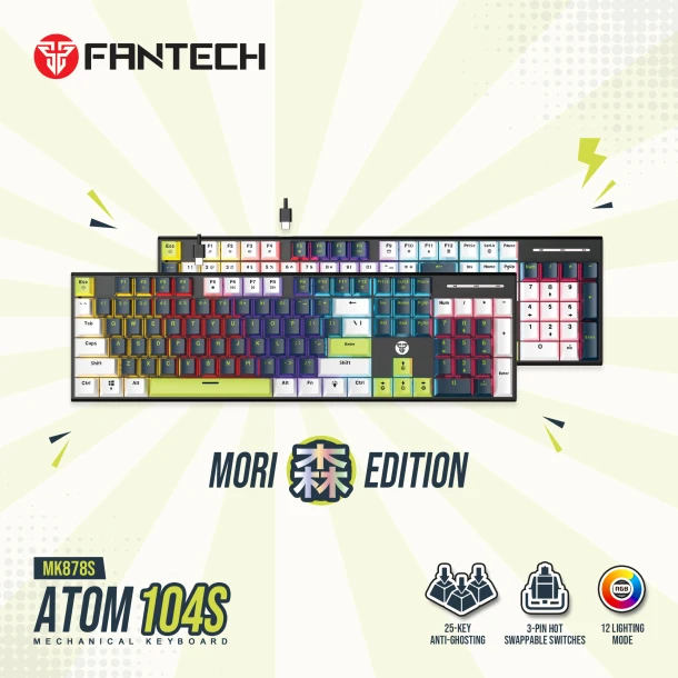Fantech keyboard MK878S ATOM104S
