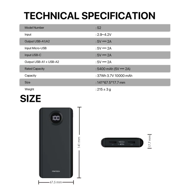 Fantech Power Bank S2