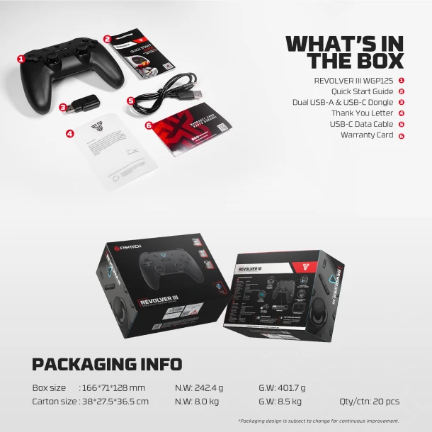 Fantech Wireless GamePad WGP12S
