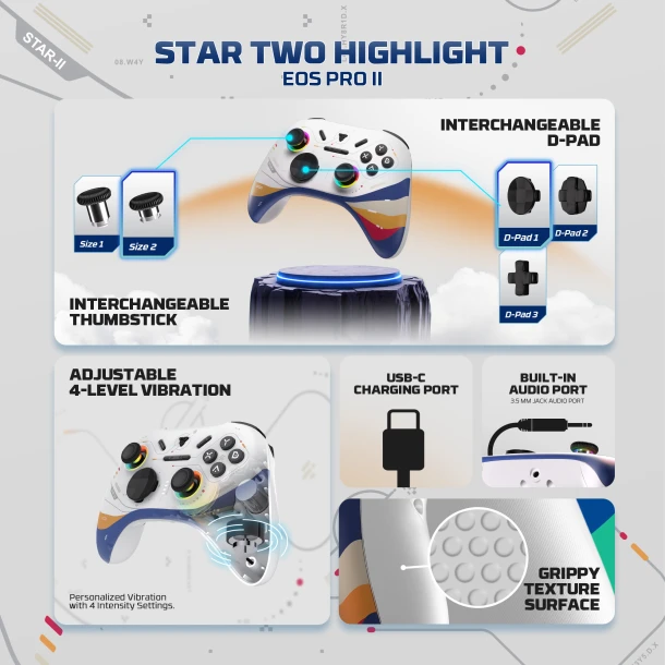 Fantech Wireless GamePad WGP15V2S EOS PRO II