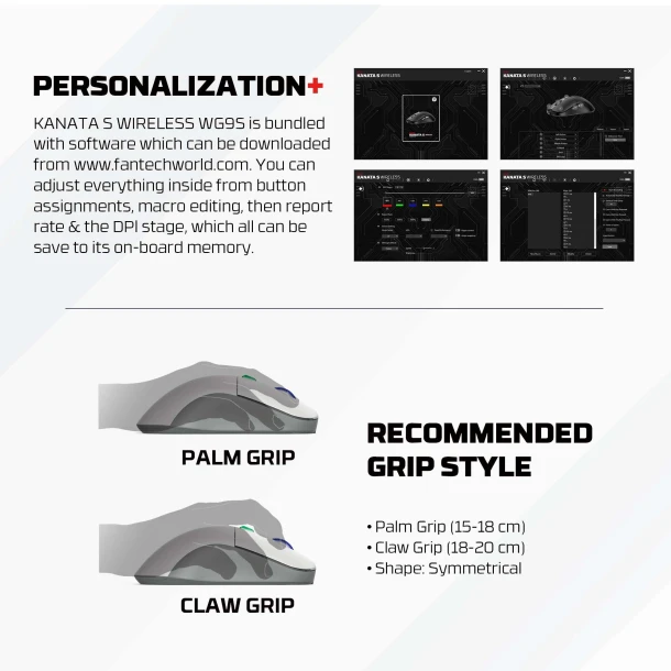 Fantech Mouse WG9S KANATA SUPER MAXFIT
