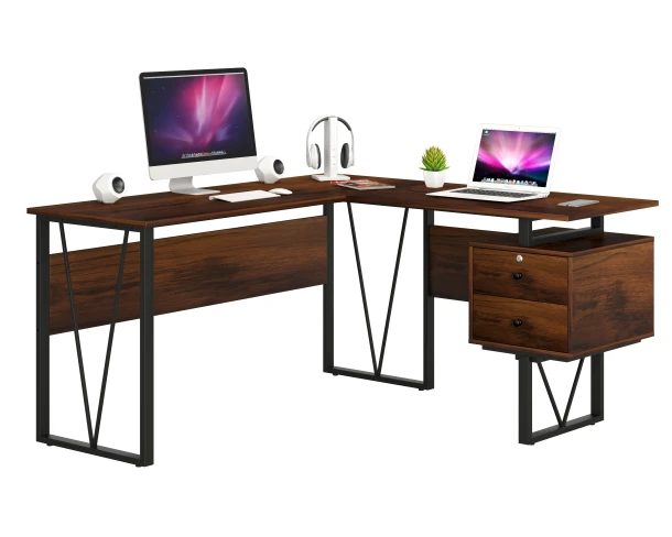 Gaming Desk Table CT-3864 brown