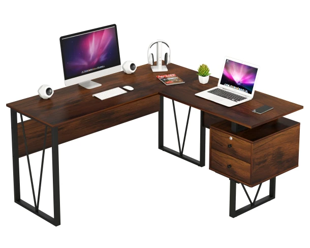 Gaming Desk Table CT-3864 brown