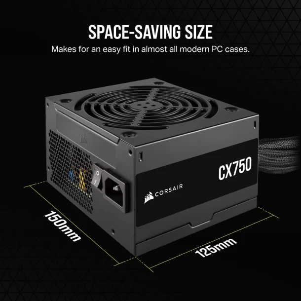 corsair CX750 80 PLUS Bronze 750w