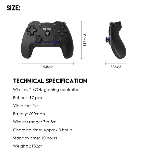 Fantech Wireless GamePad WGP12 Revolver