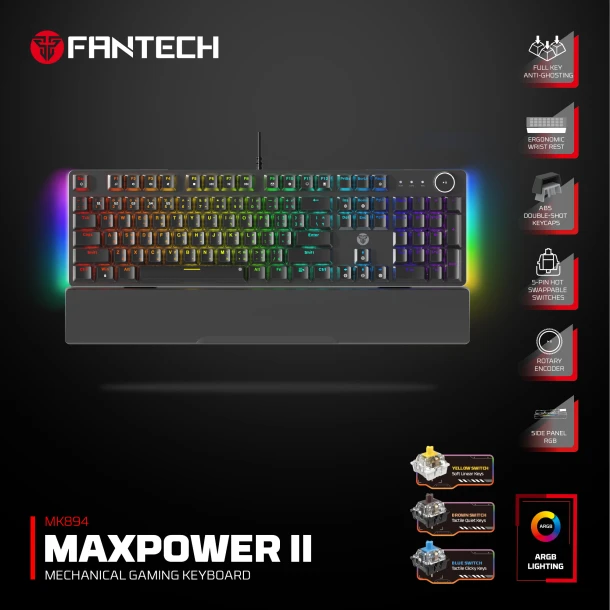 Fantech keyboard MK894 MAXPOWER II