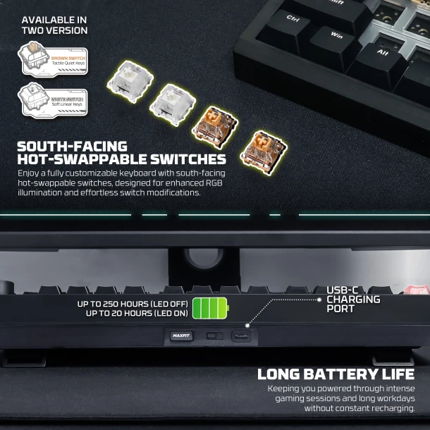 Fantech keyboard MK921 MaxFit8