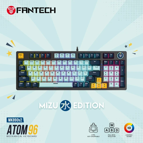 Fantech keyboard MK890 V2 ATOM96 MIZU