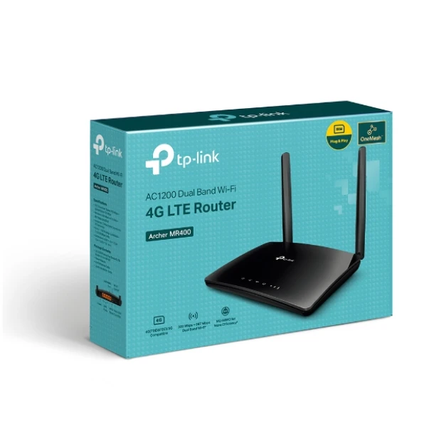 TP Link Router AC1200 4G LTE MR400